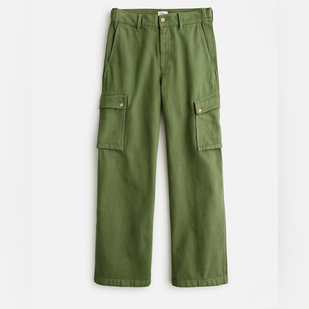 J. Crew Cargo Style Pants in Olive